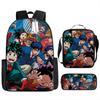 Around My Hero Academia My Hero Academia School Bag New Burden Reduction Spine Protection Elementary School Backpack