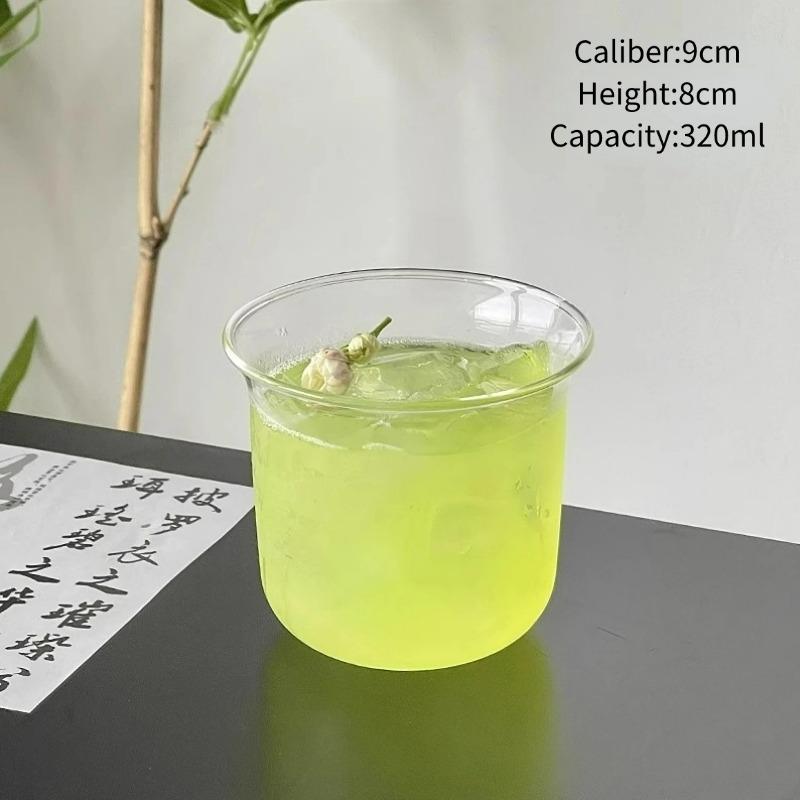 

Simple Round Flared Cup Thin Transparent Cocktail Glasses Cups Whiskey Glass Cup Drink Cups Bubble Water Cup Bar Accessories 320ml
