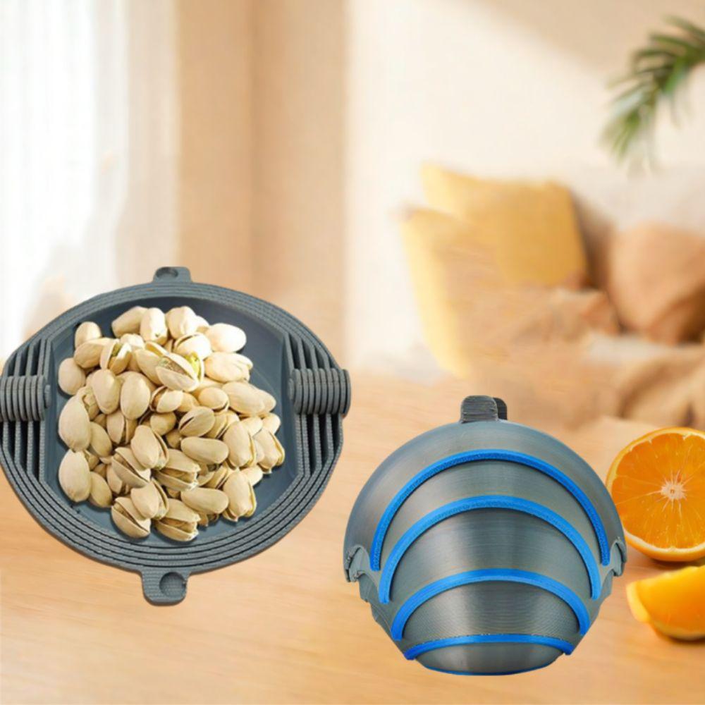 Cute Sundry Storage Box Plastic Foldable Storage Box Creative Spherical Snack Organizer for Home серый 1209₽