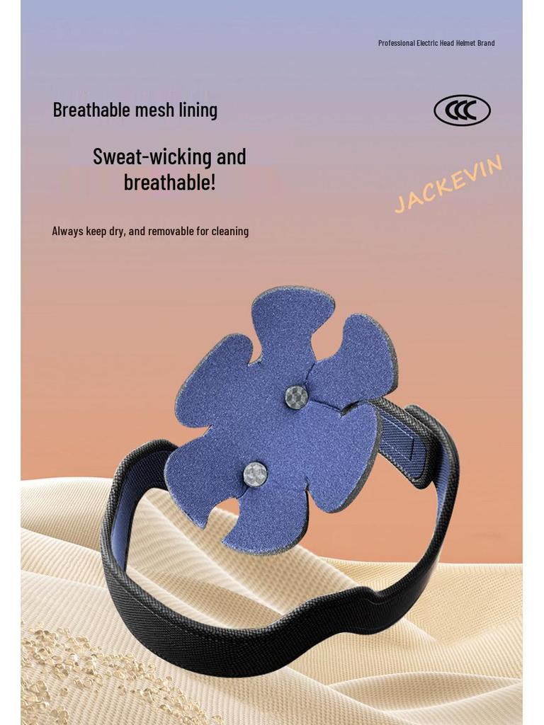 Certified Cute Panda Electric Vehicle Helmet for All Seasons - Unisex Motorcycle & Scooter Half Helmet