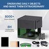 DAJA DJ6 Laser Engraver DIY Marking Portable Engraving Machine for DIY Handcraft  Mark Printer 80x80mm Carving Area with 4PCS