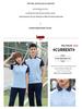 Academy Style School Uniform Set: Plus-Size Three-Piece for High & Middle School Sports Meet