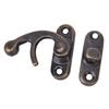 30 Pcs Hasp Hook Retro Style Iron Latch Hook Hasp for Jewelry Gift Boxes 3.2 X 2.8cm