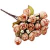 1 Stück 22 cm Künstliche Sternknospen Rosen Plastikblumen für Hochzeit Heimdekoration Heimdekorationszubehör