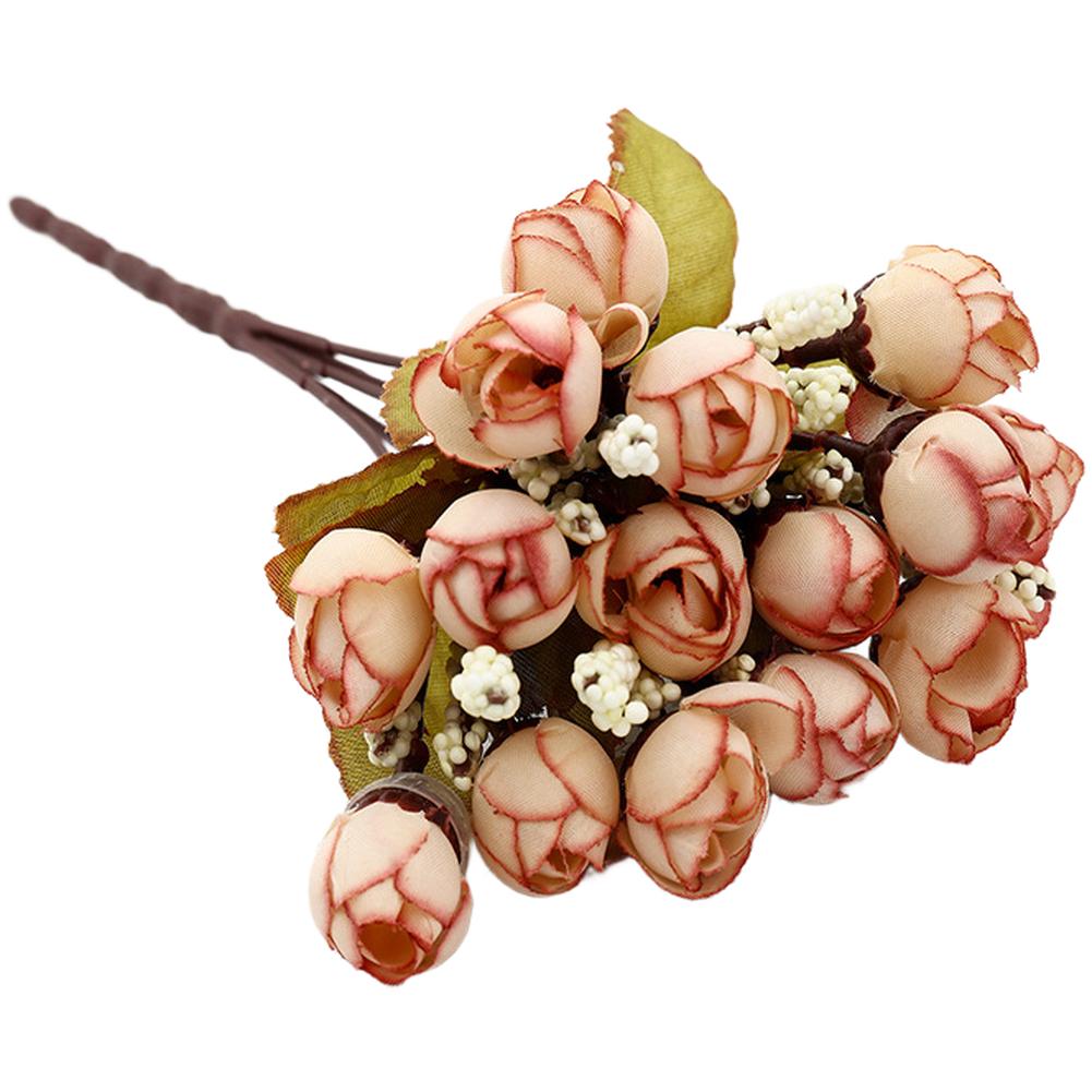 1 Stück 22 cm Künstliche Sternknospen Rosen Plastikblumen für Hochzeit Heimdekoration Heimdekorationszubehör