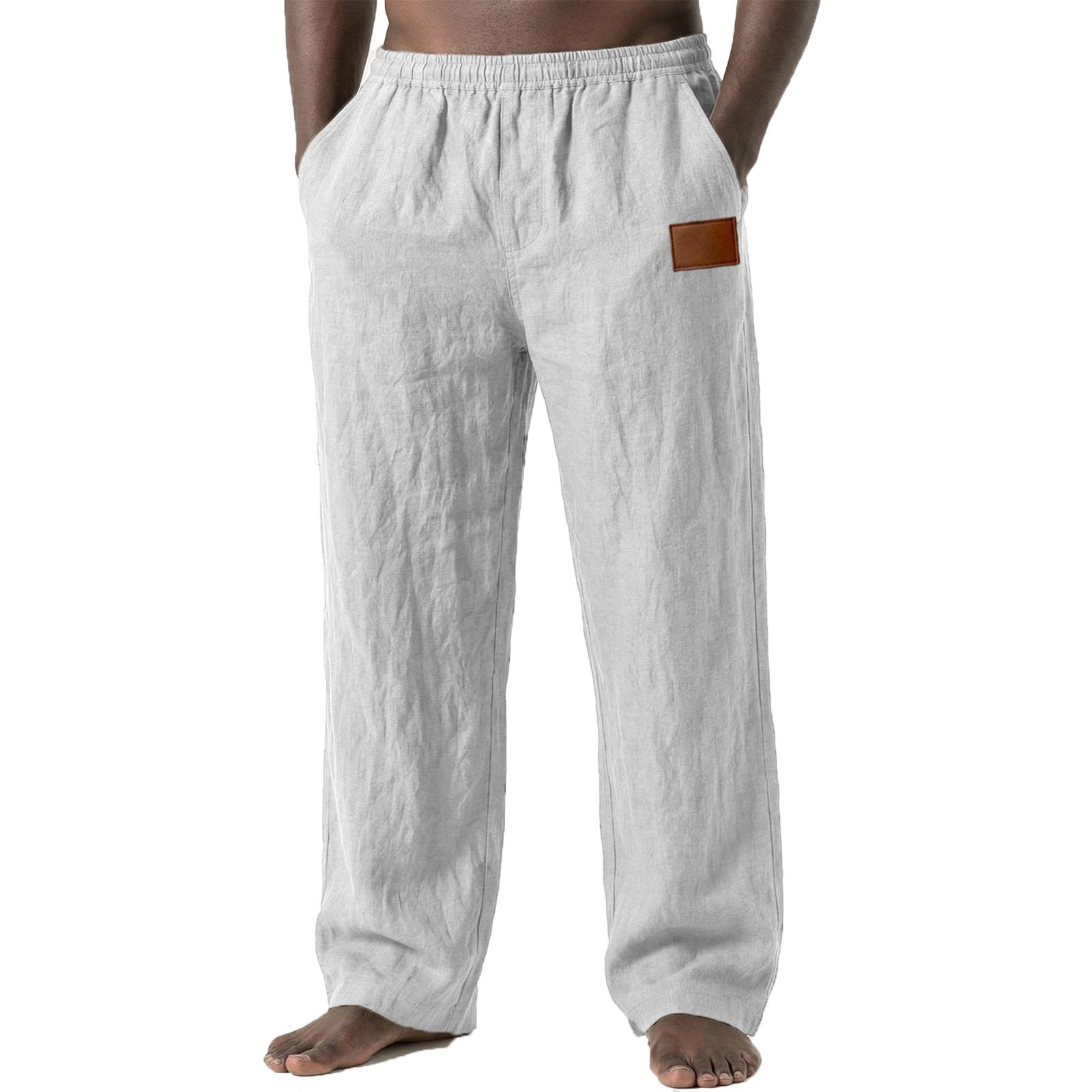 

Men s Relaxed-Fit Stretch Waist Straight-Leg Pants XL