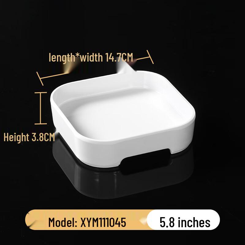 Rectangular Melamine Hot Pot Dish