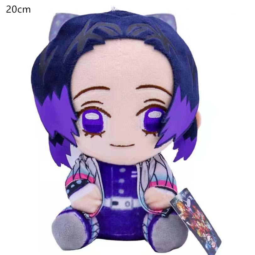 Non-Toxic Original 20Cm Demon Slayer'S Blade Plush Toy Kimetsu No Yaiba Kamado Tanjirou Tomioka Giyuu Agatsuma Zenitsu Douma Sabito Plush