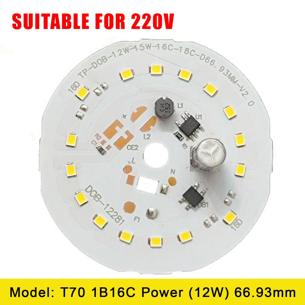 1 Piece Led Panel Light Ac220V Driver-Free 15W 18W 24W 40W 50W 60W For Ceiling Light Source Square Round Pcb Board Panel Light