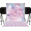 Watercolor Tie Dye Sky Tapestry Soft Pastel Wall Decor for Teens