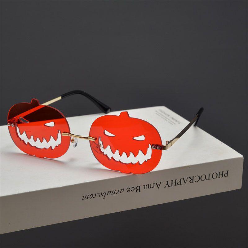 Halloween Pumpkin Glasses: Celebrity Cosplay Funny Sunglasses for Couples