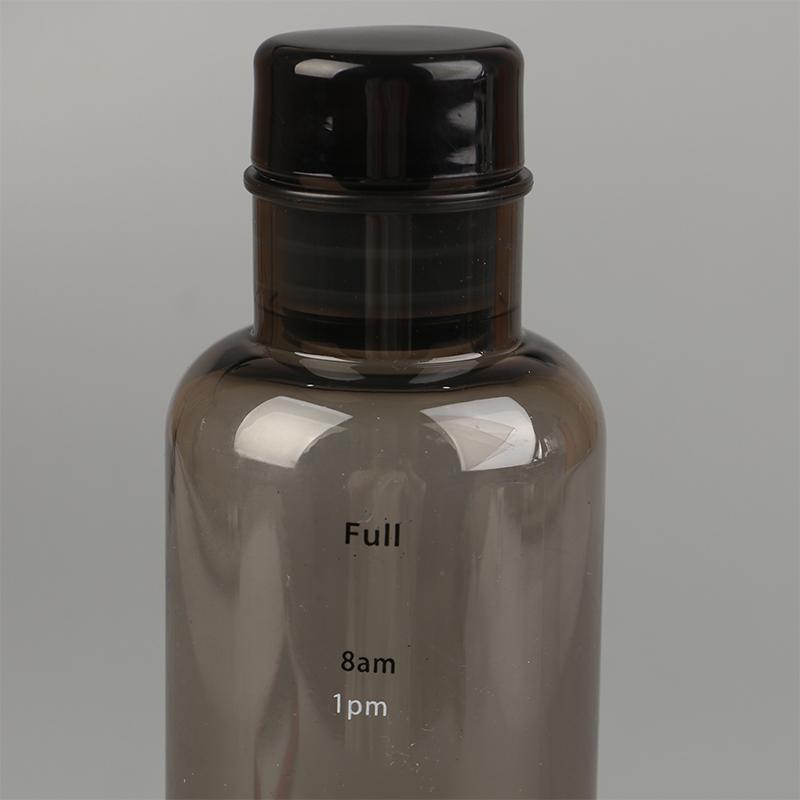 Transparent With Time Scale Water Bottle Large Capacity Leakproof Drink Bottle Drop-Resistant Drink Cup For Sport Travel