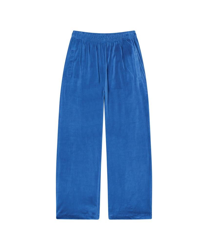 AAKAM 98 Patch Velor Pants (Blue)