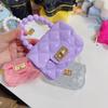 Popular Super Hot Transparent Jelly Bag Portable Mini Bag Children's Small Bag Girls Cute Small Satchel
