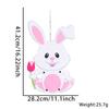 And Whimsical Charming Easter Bunny Hanging Decoration For Celebrations Joyful