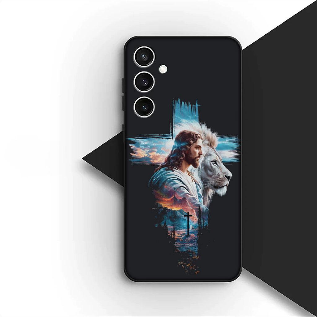 God Christian Jesus Judah Christ Phone Cover Case for Motorola Moto G86 G57 E14 E15 G14 G34 G35 G84 G24 A54 G15 Power E22 Casing