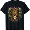 Mardi Gras Costume Sugar Skull Carnival Mardi Gras T-Shirt