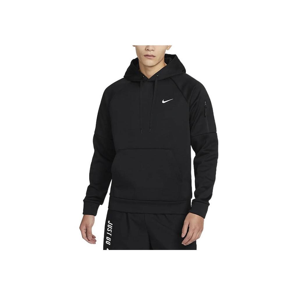 Nike Therma-Fit Kapuzen-Pullover Sweatshirt Herren Oberteile Schwarz DQ4835-010
