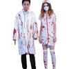 Halloween horror sangue enfermeira traje feminino masculino médico traje casal férias terror cosplay halloween role play traje