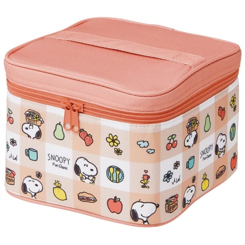 Skater Recreational Lunch Box with Cooling Bag and Ice Pack Snoopy Picnic Made in Japan 2240ml KCPC2