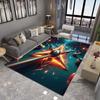 3D Color Black Pool Table Mat Carpet, Billiard Carpet, Ball Sports Carpet, Suitable for Living Room, Floor, Living Room,