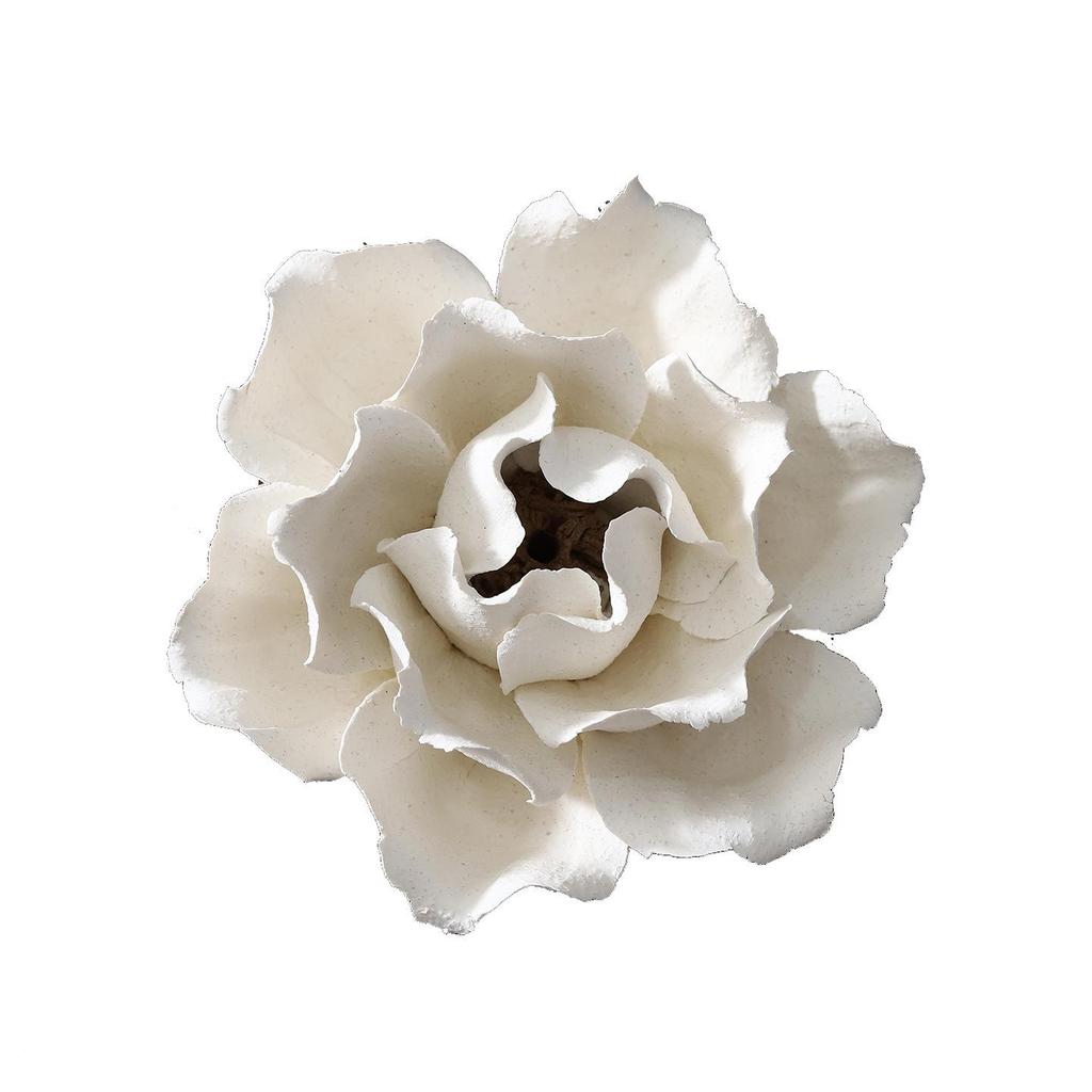 Handmade Ceramic Flower Incense Holder - Chinese Aromatherapy Diffuser Souvenir