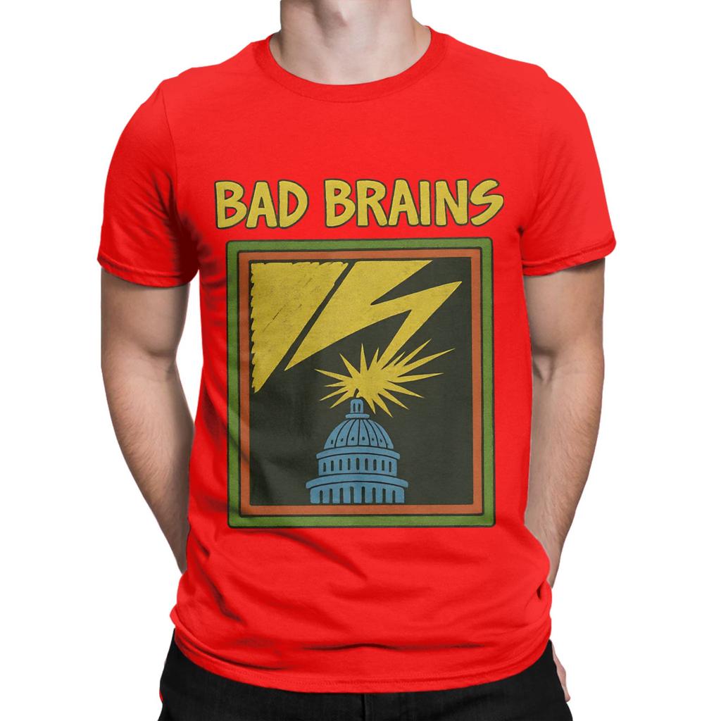 Bad Brains Punk Art Nieuwigheid 100% Katoen T-shirt Bad Brains Tops T-shirts Voor Unisex