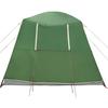 5 Person Camping Tent with Awning Green Waterproof