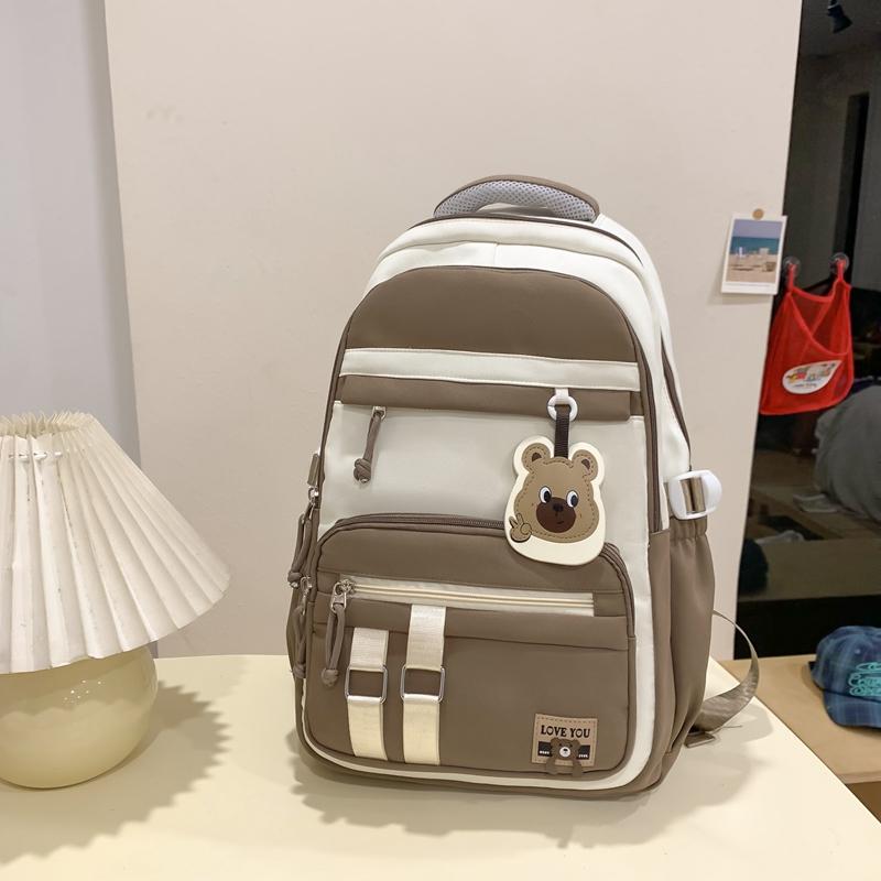 Школьный женский дорожный рюкзак контрастного цвета — фото 8