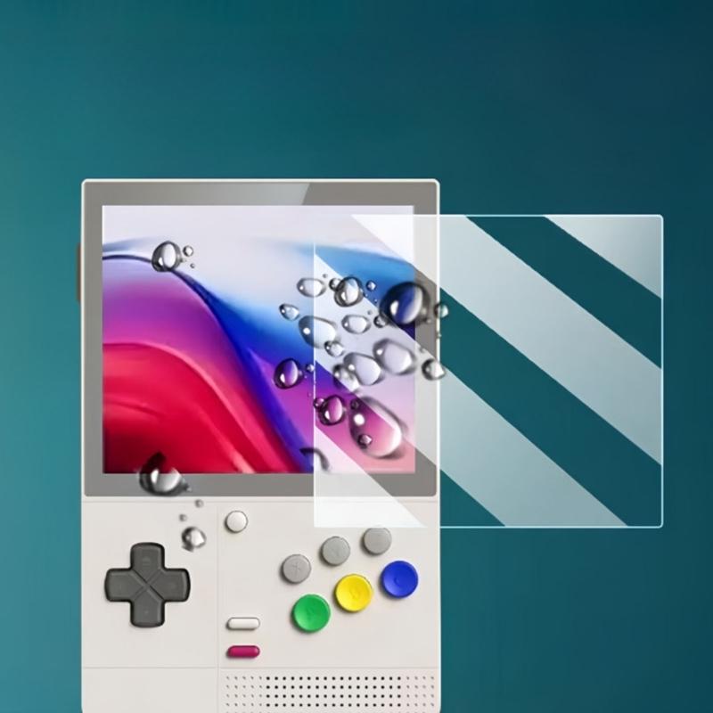 Clear Gaming Device Protective Film Shockproof PET Material Maintains Touch Sensitivity Reduce Glares For Retroid Pocket