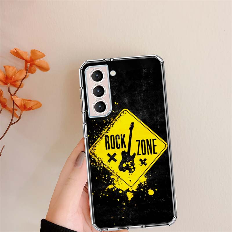 Gamer zone traffic sign Game handle Clear Phone Cases for Samsung S26 Ultra Galaxy S25 Edge S24 S23 FE S21 Plus S20 S22 S10 Cove