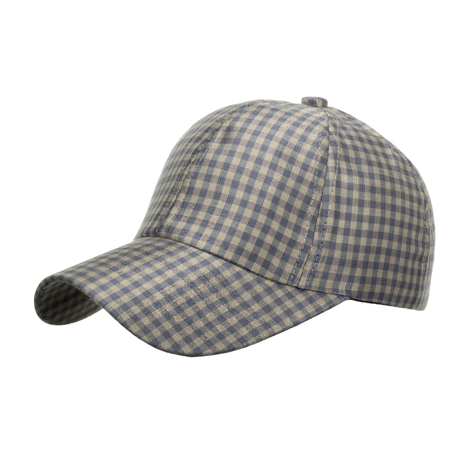 

Новые мужские и женские бейсболки в клетку на весну и лето, корейская версия, модная кепка в стиле хип-хоп для отдыха на открытом воздухе золотой