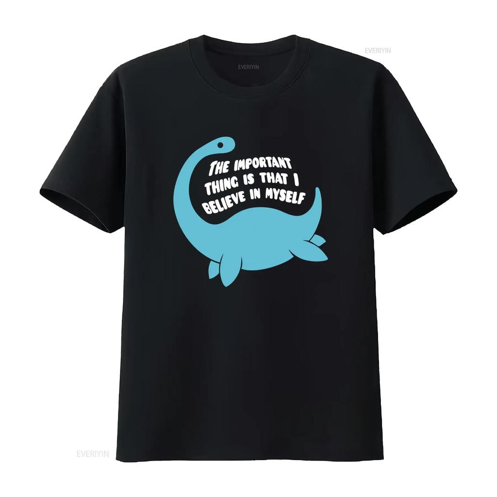 Lustiges Ich Glaube An Mich Loch Ness Monster Schottisch Schottland Nessie T-Shirt Vintage Grafikdesigner Kleidung Homme