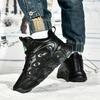Men Large Size Warm Lined Winter Shoes Extended Size Casual Walking Footwear Sizes 39-52