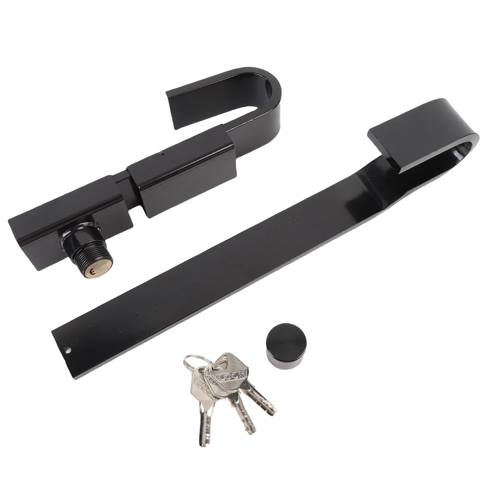 

Замок для транспортного контейнера 9 18 дюймов регулируемый металлический замок для грузовых дверей с 3 ключами для прицепа грузовика строительной площадки