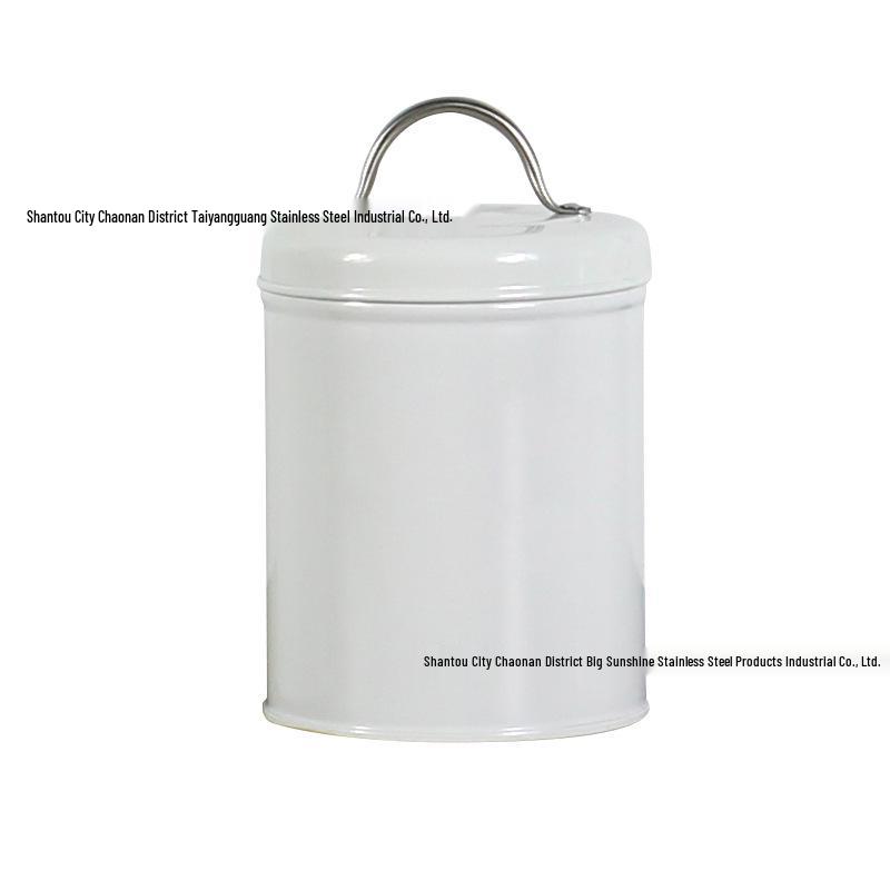 American Country Style Metal Candy Coffee Tea Storage Jar