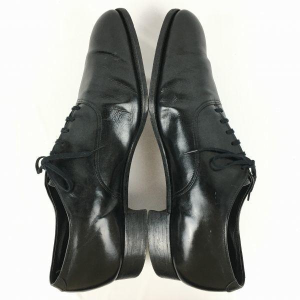 60s-70s? Vintage Edgerton Plain Toe Business Shoes Black Size 8 26.0 Men's(USED)