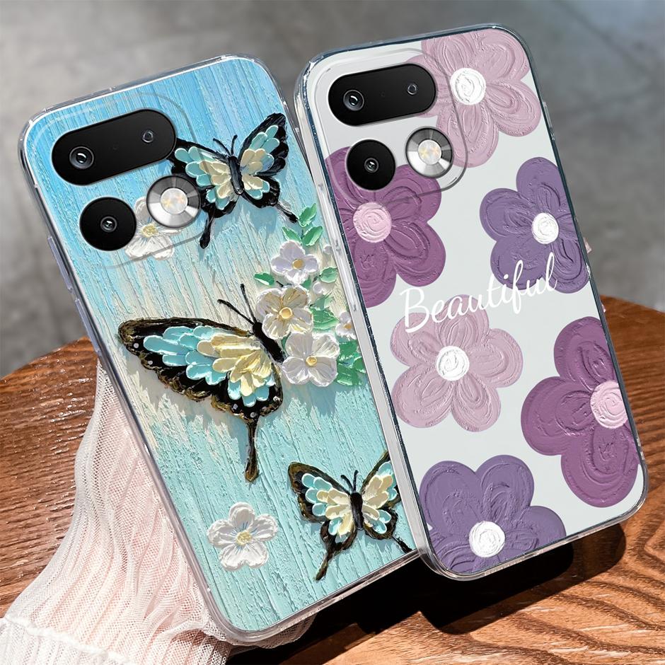 Cases For OPPO Realme 16 Pro 16 Pro Plus Yellow Duck Girl Antifouling Trendy Transparent Housing For Realme 16Pro 16 Pro+ Fundas