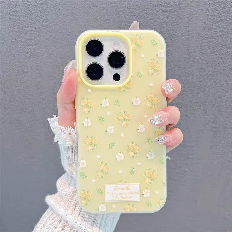 

Fresh Floral Green Leaves Apple iPhone Case for 17, 16/15 Pro Max, and 12/11. Drop-proof, Hard Cover. iPhone XR