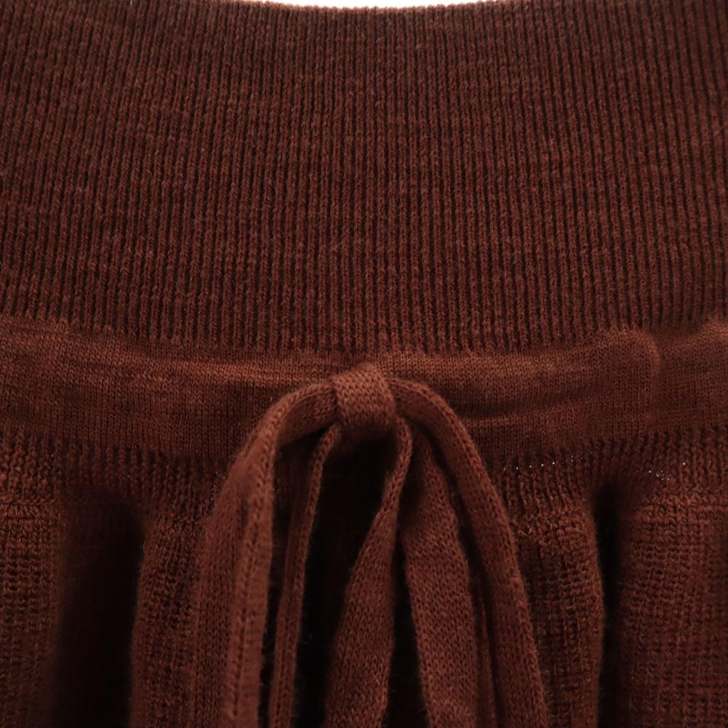 Lemaire Made In Italy Knit Long Skirt S Brown Women Used