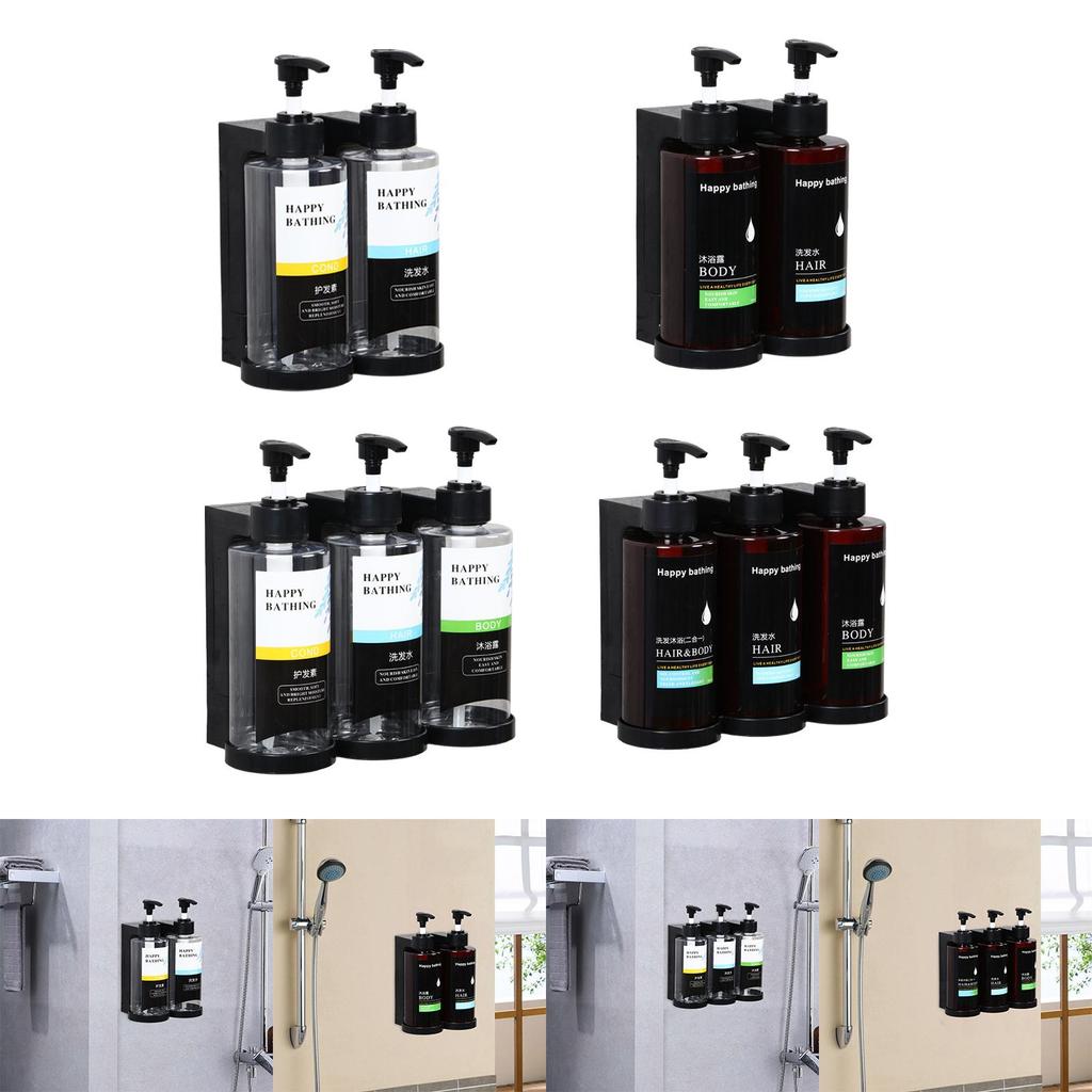 Soap Dispenser Multipurpose Portable Shampoo Dispenser Refillable Pump Bottle for Bathroom Washroom Farmhouse Hotel Fittings