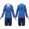 BLUELOC K Maglia Blue Lock Cosplay Set Completo: Modelli Bachira, Meguru, Chigiri, Isagi Disponibili