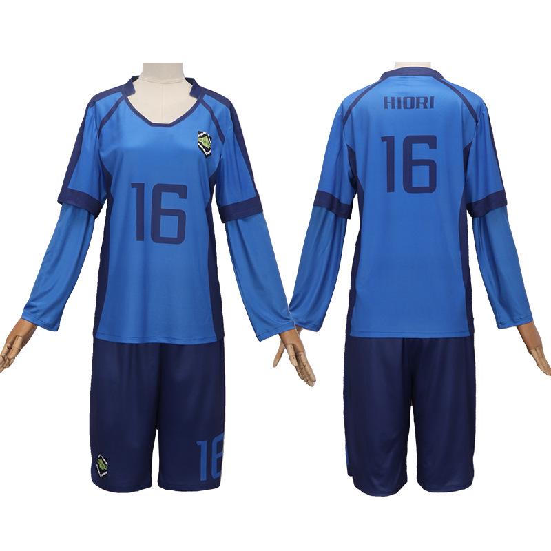 BLUELOC K Maglia Blue Lock Cosplay Set Completo: Modelli Bachira, Meguru, Chigiri, Isagi Disponibili