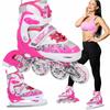 Adjustable Roller Skates 2-in-1 Recreational Skates Skates Rubber Wheels 39-42