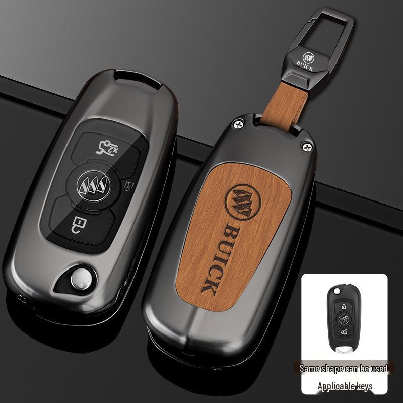 Smart Key Case Shell with Buckle for Buick Verano 15-19 Models - Unisex