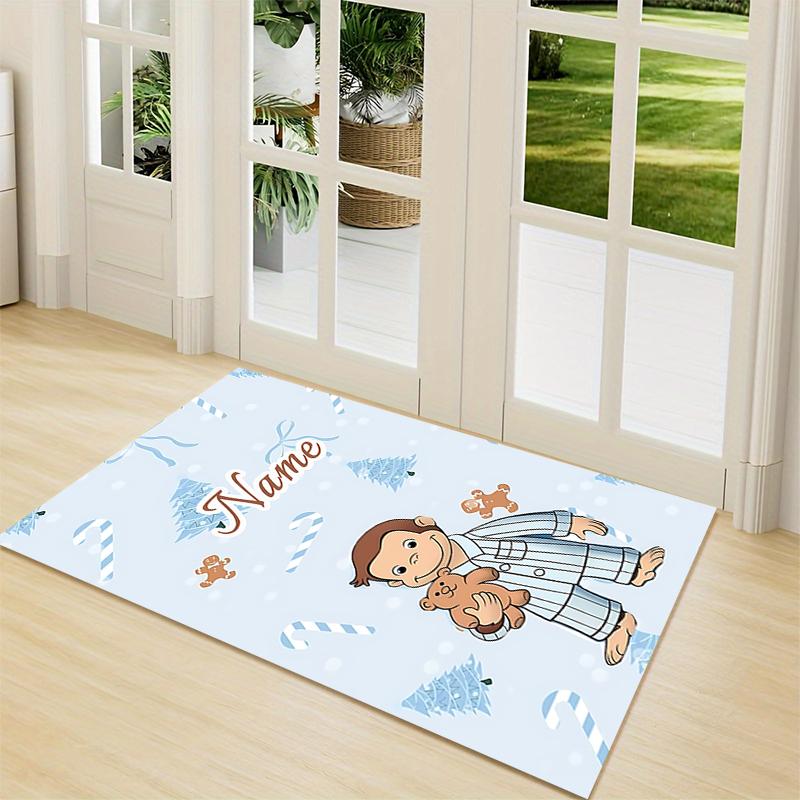Custom Name "Power Elements" Carpet Rug Customizable Soft Washable Anti-Slip Home Living Room Sofa Mats Personalized Rug. 0909418