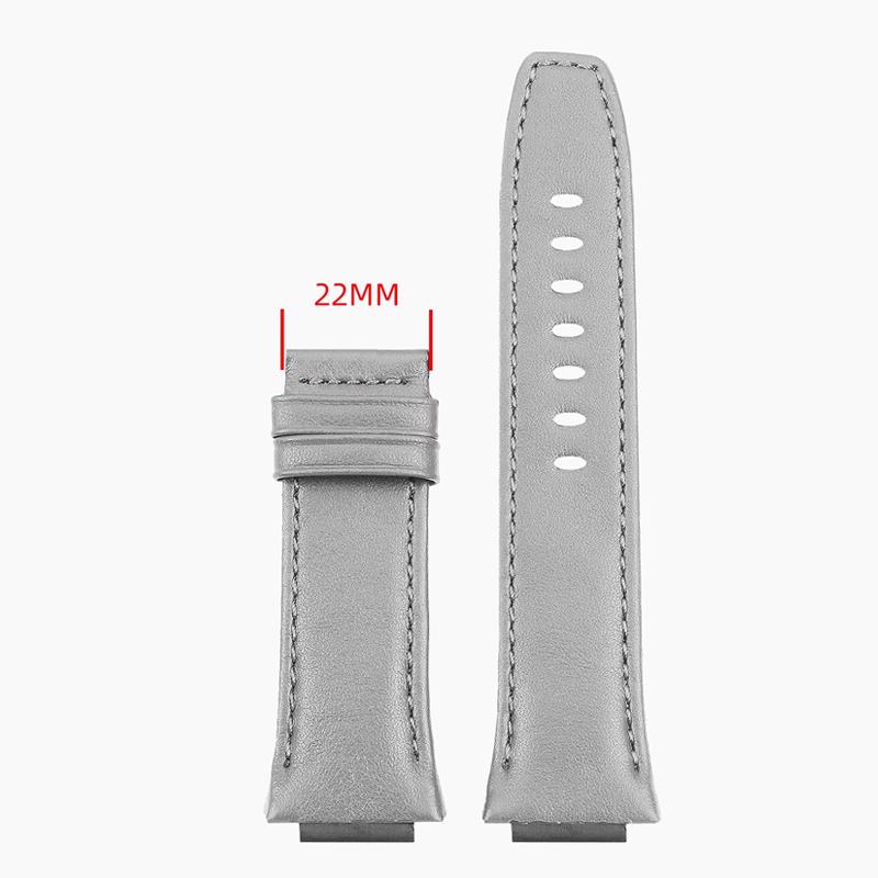 

Rarone Twin Star Y Series 8840239 8840199 8840229 259 Convex Edge Special Soft Leather Watch Strap Men s Watch Accessories Black For 8840199