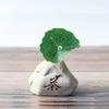 Japanese Style Rough Stone Shape Vase Ceramic Mini Ceramic Zen Hydroponic Vase Handmade Desktop Small Vase Desktop