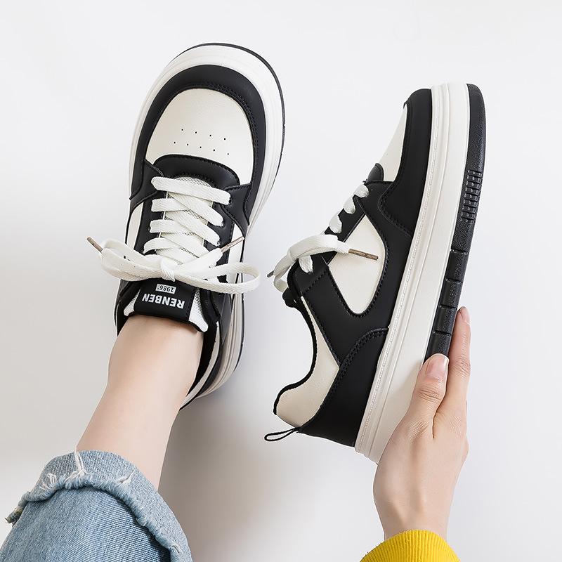 

Low-top shoes board shoes women s spring new platform casual shoes panda shoes versatile sports little white shoes 6 40