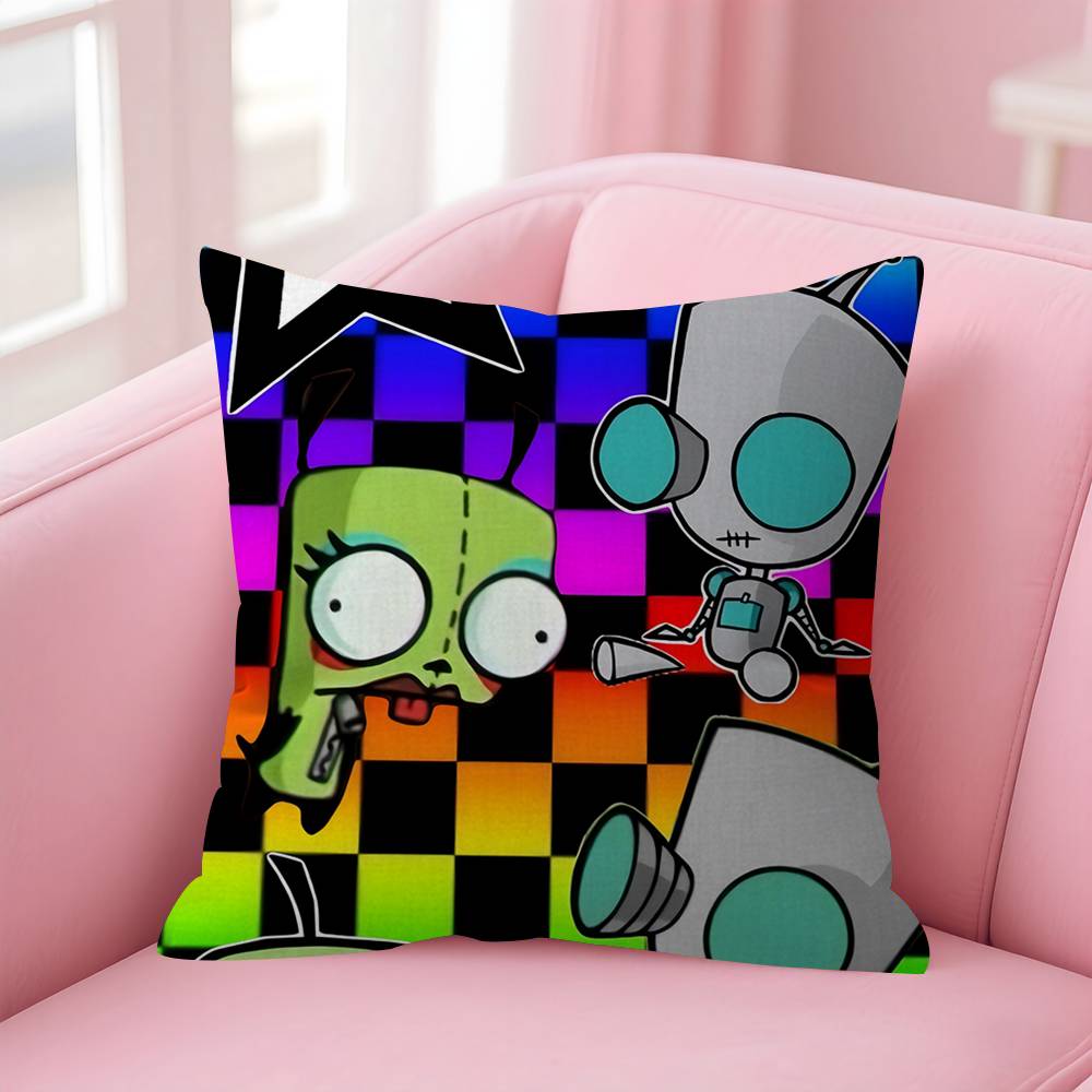 IInvaderS ZZim Pillowcases Home Bedding Decorative Pillow Cover Wedding Super Soft Pillow Case